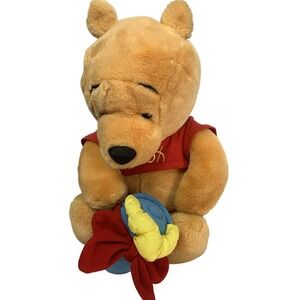 Vintage Disney Winnie‎ The Pooh Honey Pot Plush 13" UNIQUE
